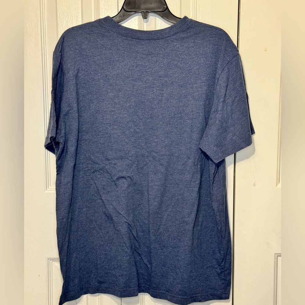 Georgia Graphic Men's Blue T-Shirt - Picture 2 of 3